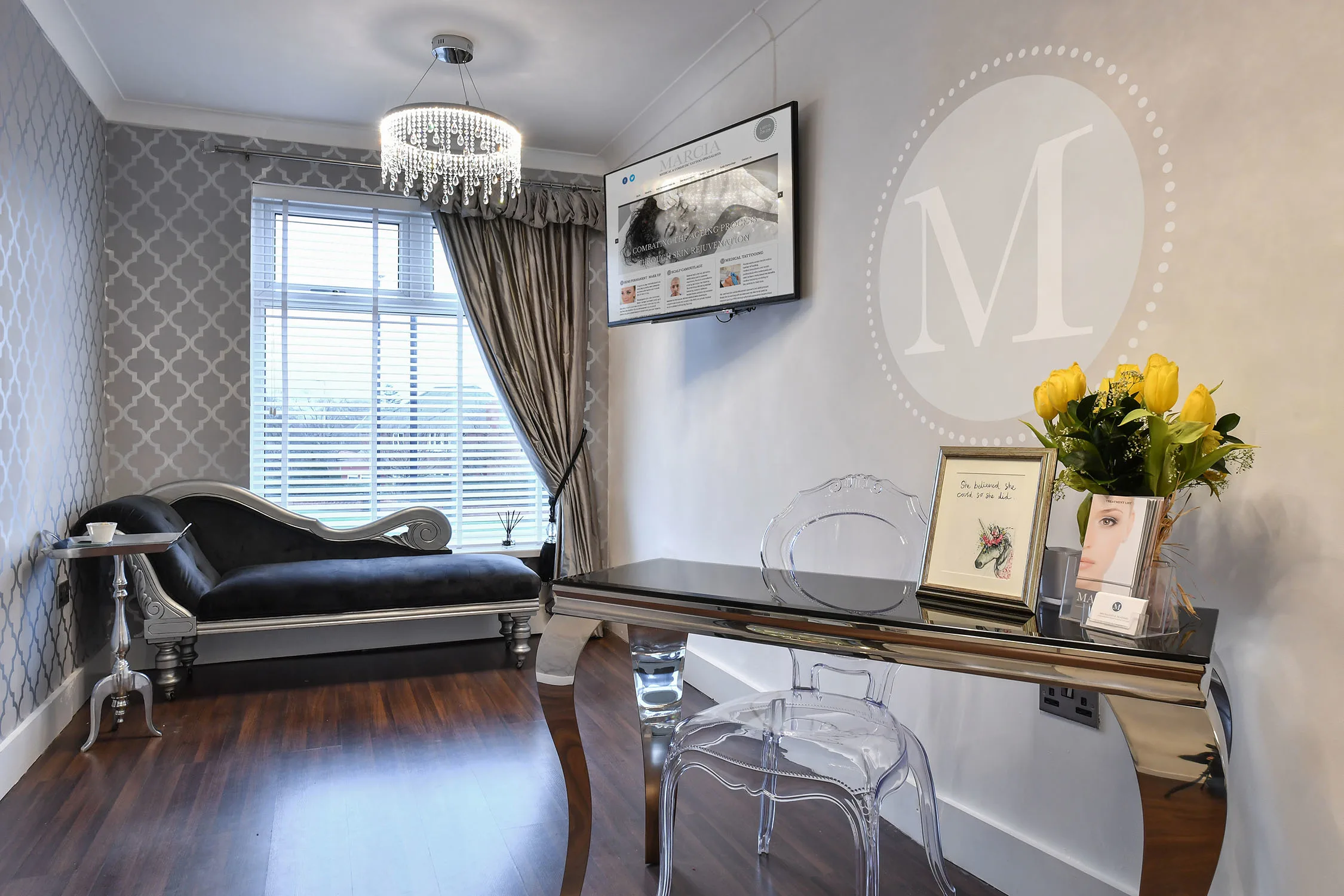 Marcia clinic reception area