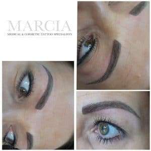 Microblading done at marcia medical and cosmetics in manchester